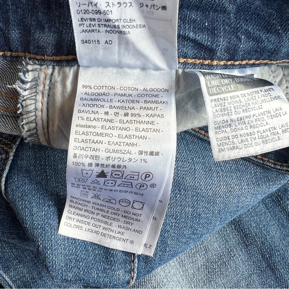 Levi’s Low Rise Cropped Skinny 711 - Picture 8 of 8